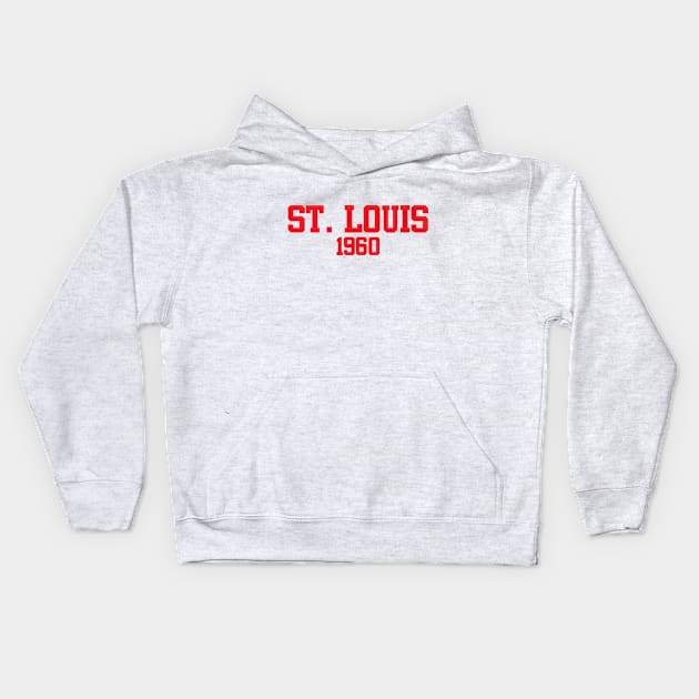 St. Louis 1960 (variant) Kids Hoodie by GloopTrekker